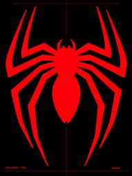 Spider-Man Suit Rear Logo